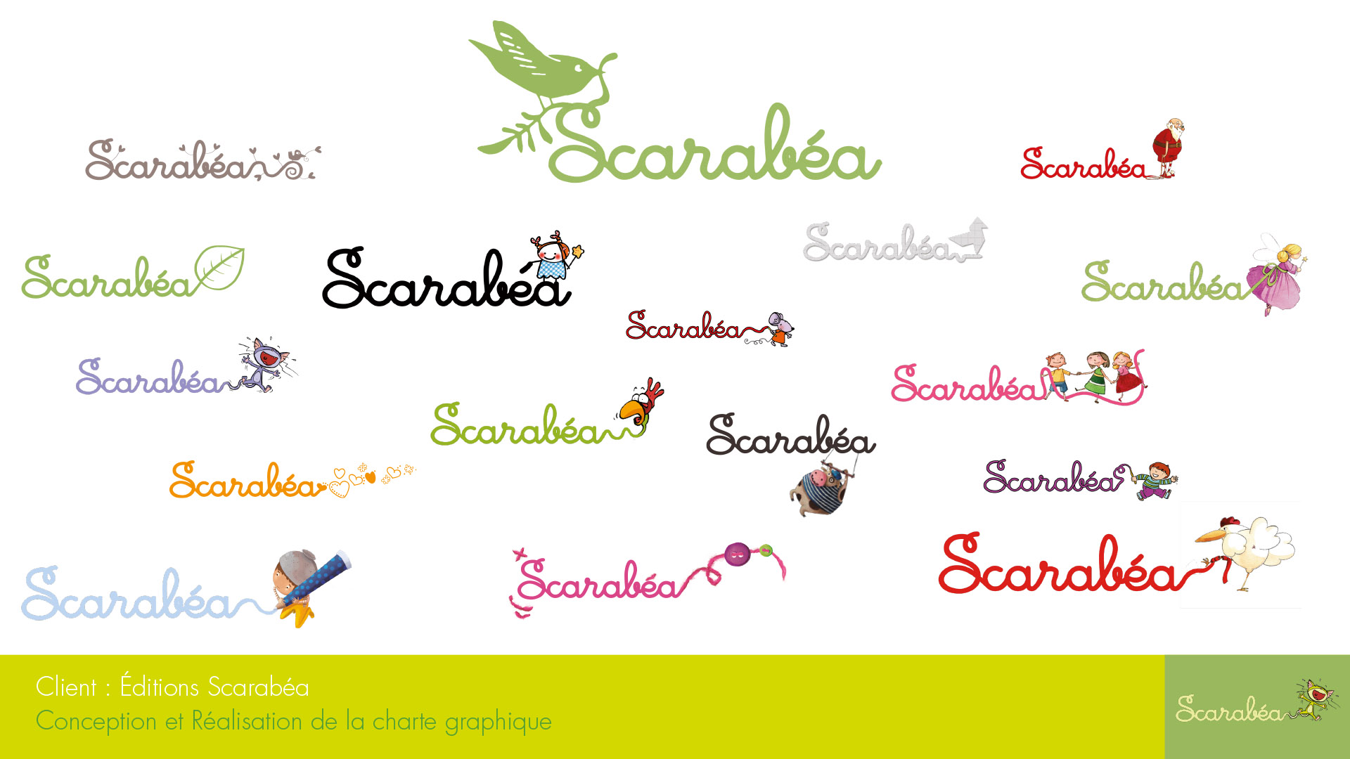 Charte graphique Éditions Scarabéa