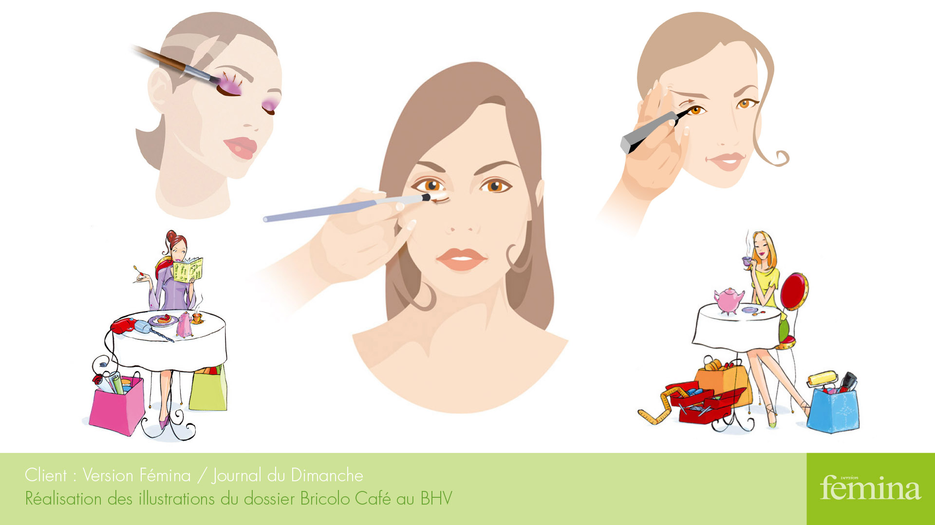 Illustrations pour Fémina